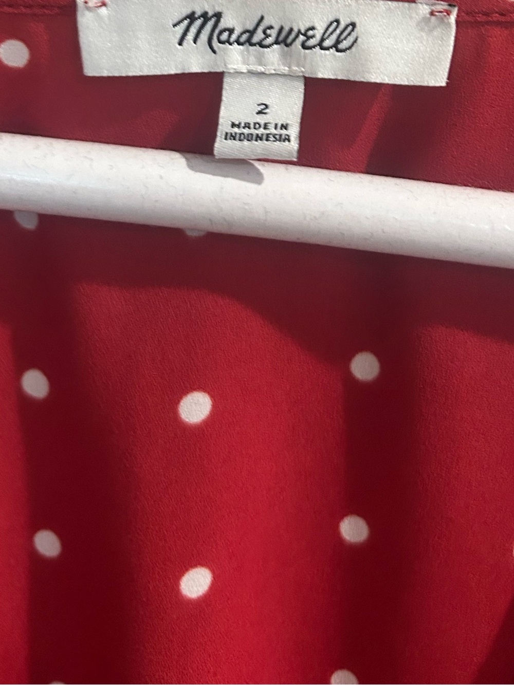 Madewell Daylight Tie-Sleeve Top in Polka
Dot, 2 - Picture 7 of 12
